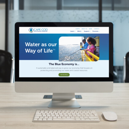 Cape Cod Blue Economy Foundation Website Design