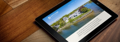Whitcomb builders website design mockup